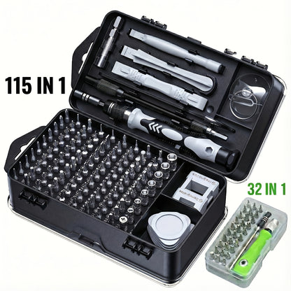 292.1cm 2.54 | 81.28cm 1 Precision Screwdriver Set | Magnetic Bits | Anti-Slip Ergonomic Handle | Suitable for Phones, Computers, Watches