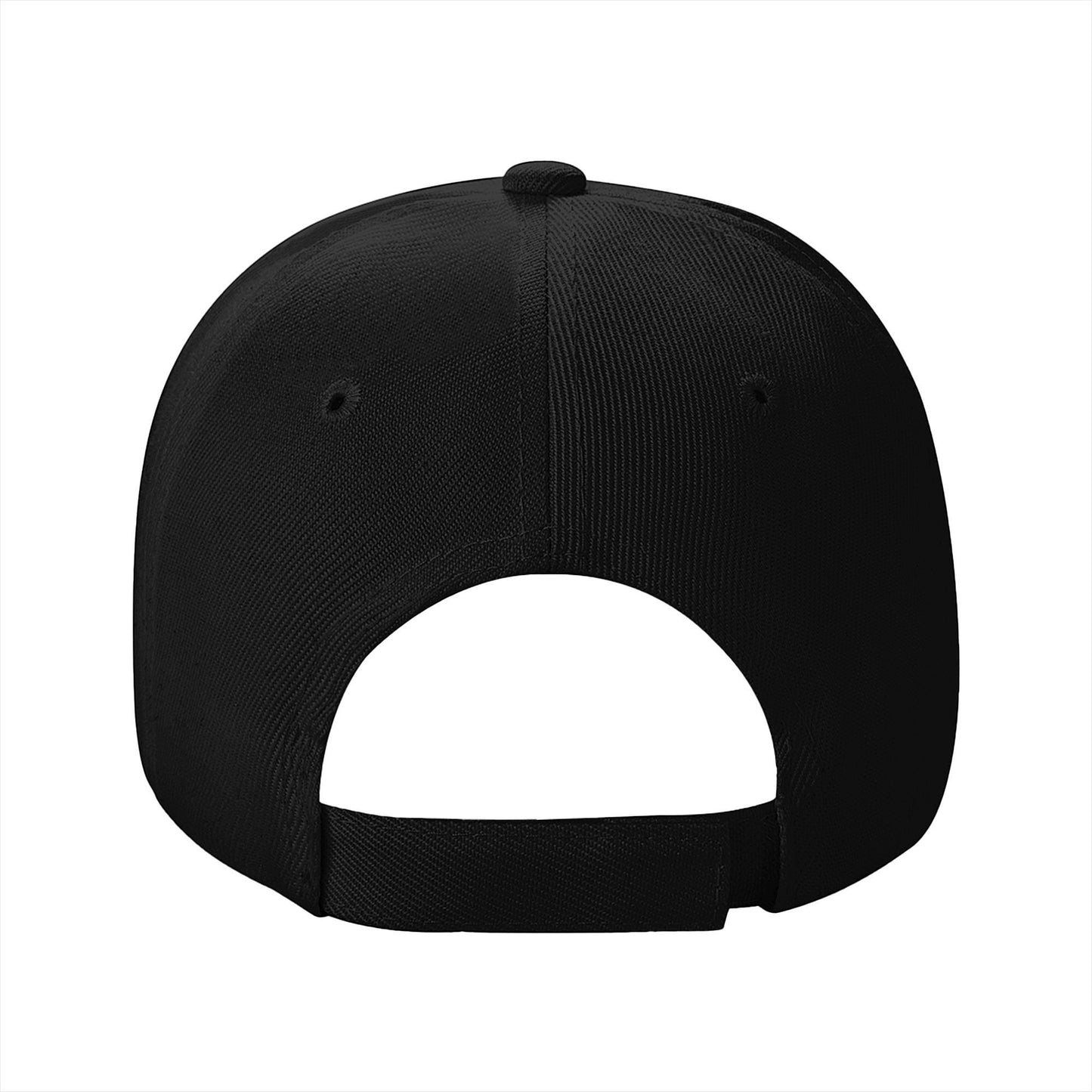 Chess King Snapback Baseball Cap - Black with White Chess Piece Design, Unisex Casual Sun Protection Hat for Men & Women, Perfect Gift for Chess Enthusiasts, Summer Cap | Unisex Hat | Durable Headwear