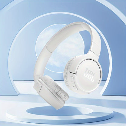 Ideal for Travel, Work, Home, And Gym, The JBL T520BT Wireless Headphones Feature Deep Bass, Long Battery Life, And a Comfortable Fit