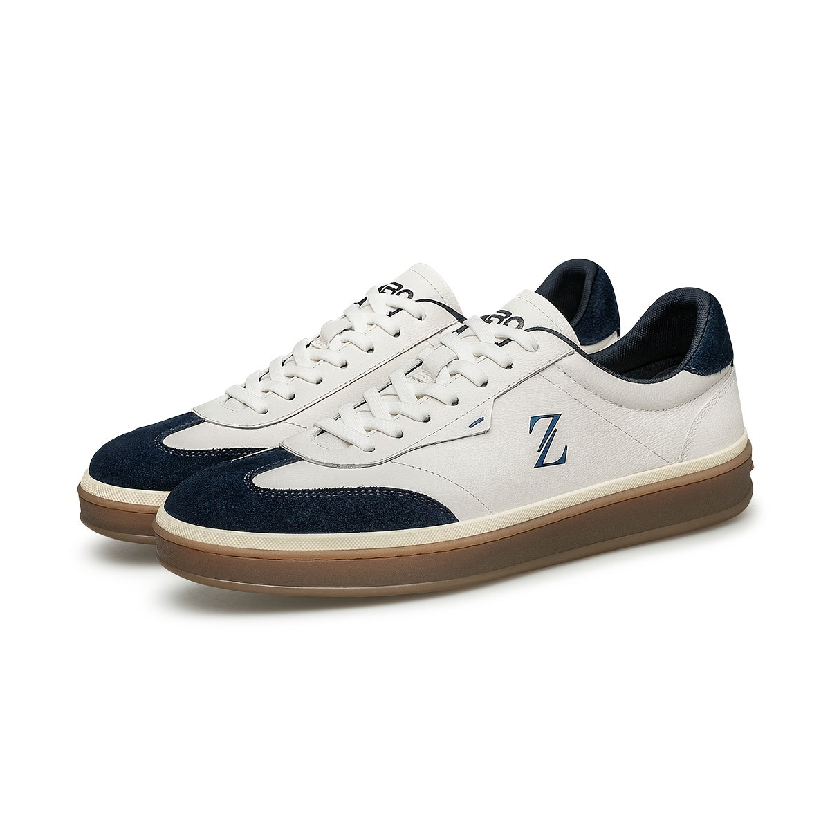 ZRO Men's Premium Leather Casual Sneakers for Spring/Fall