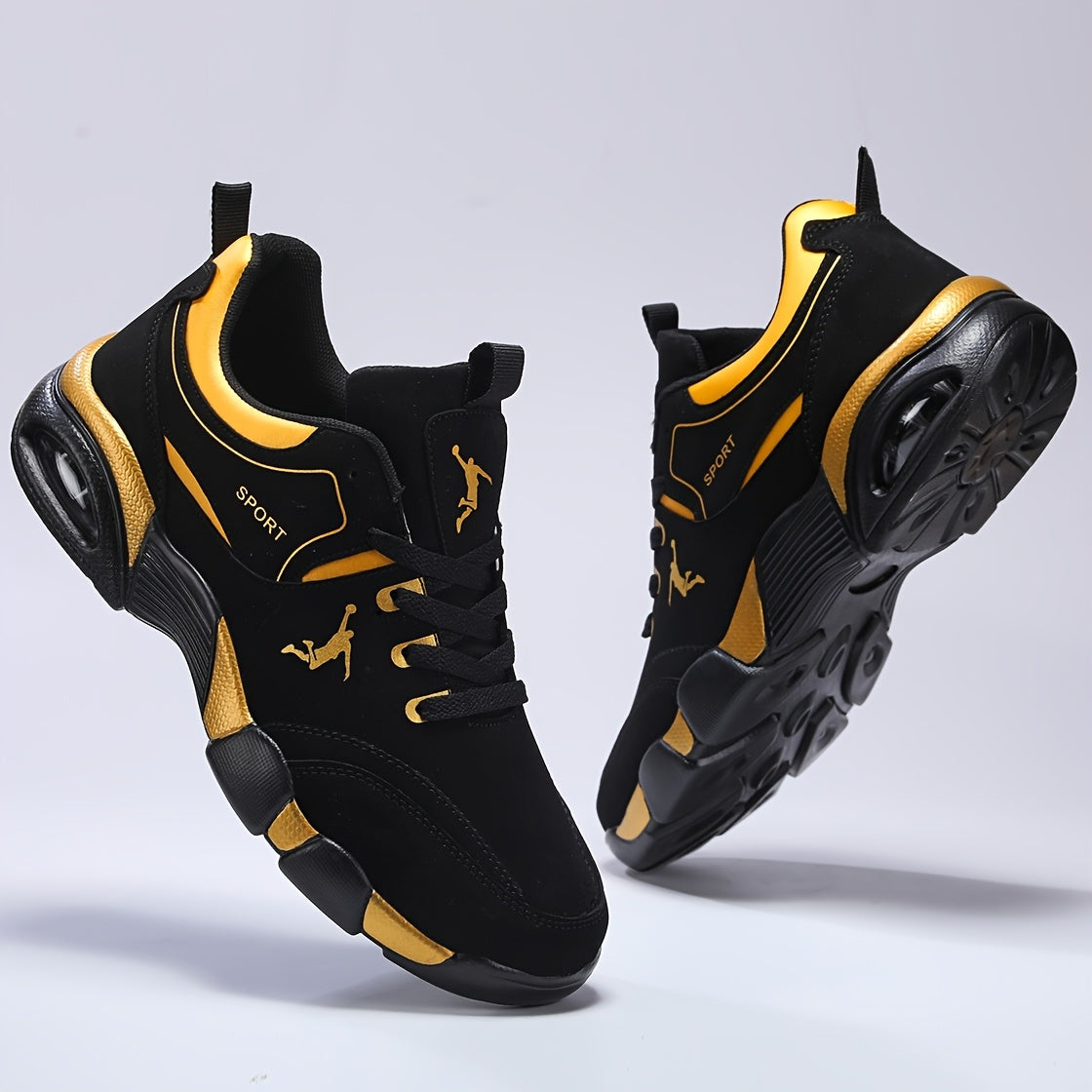 Men's Lightweight Breathable Street Sneakers with EVA Sole