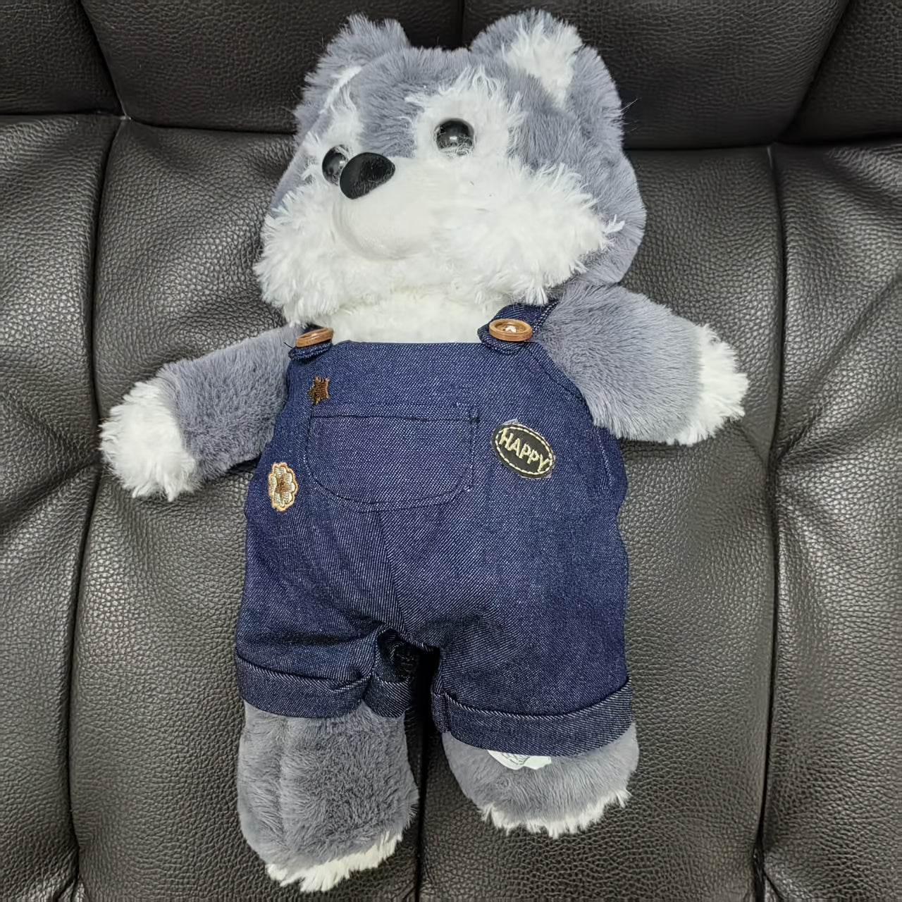 Cute Clothed Husky Plush Toy | Soft Fabric, Ideal for Christmas and Birthday Gifts, Conveys Warmth and Joy