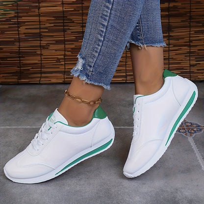 Women's Low-Top Sporty Sneakers with EVA Cushioned Sole