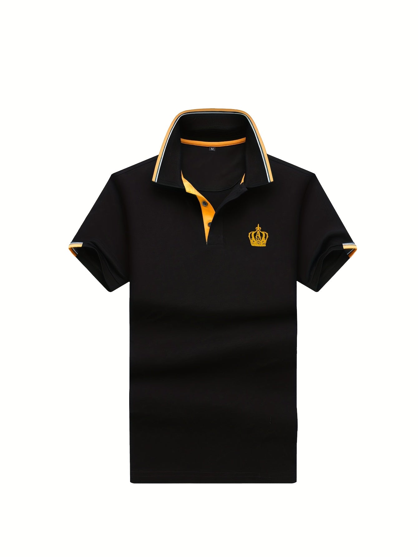 Men'S Short-Sleeve Polo Shirt. Made of 95% And 5% Spandex, This Lightweight Business Casual Collared Shirt Is Breathable And Comfortable - ayq