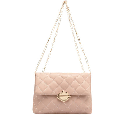 Versatile Rhombus Crossbody Women's Bag Fashion Vintage Chain Shoulder Bag Handbag