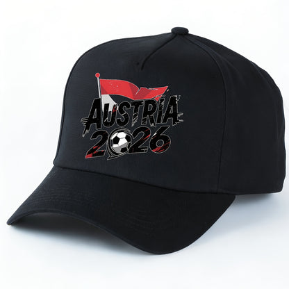 Unisex Austrian Theme Baseball Cap, Breathable Polyester Hat
