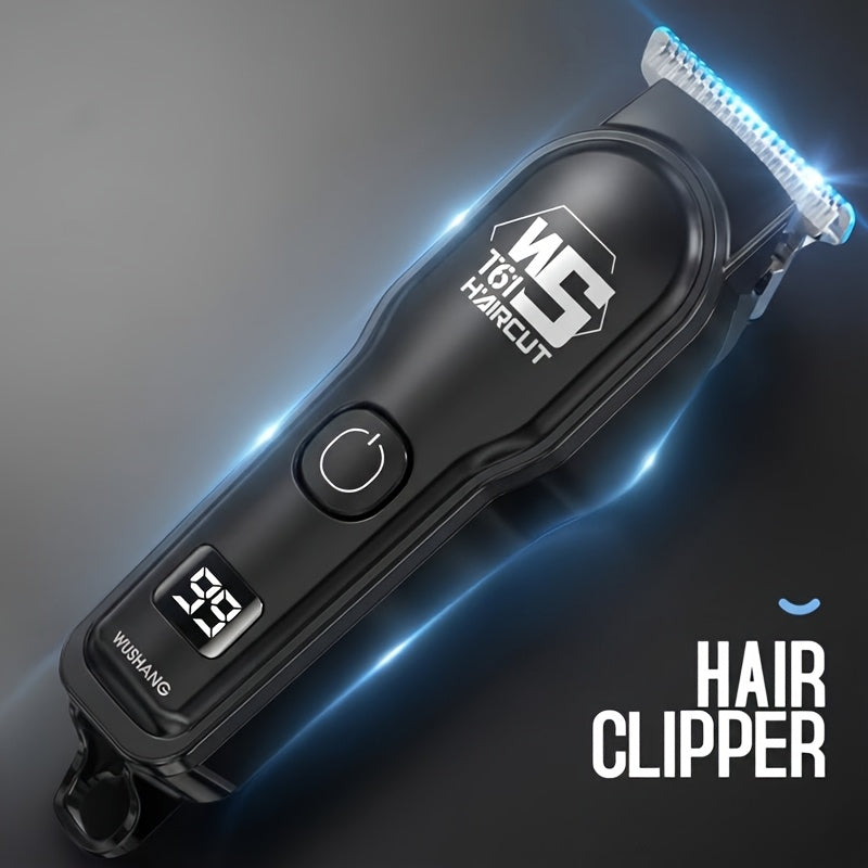 FEIYBA Men'S Cordless Electric Hair Clipper, Compact Rechargeable Beard & Hair Trimmer Set, Professional Barber Quality, Portable Grooming Tool for Home Use, Ideal Gift for Father'S Day or Christmas, USB Charging, Battery, 36