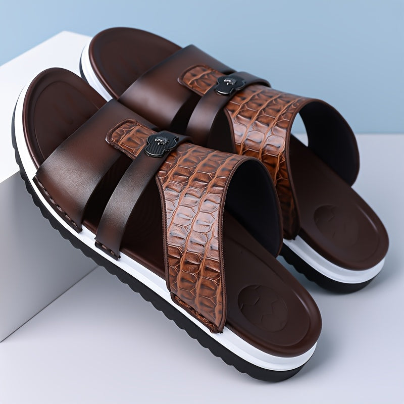 Men's Lightweight Breathable Casual Slip-On Sandals for Summer