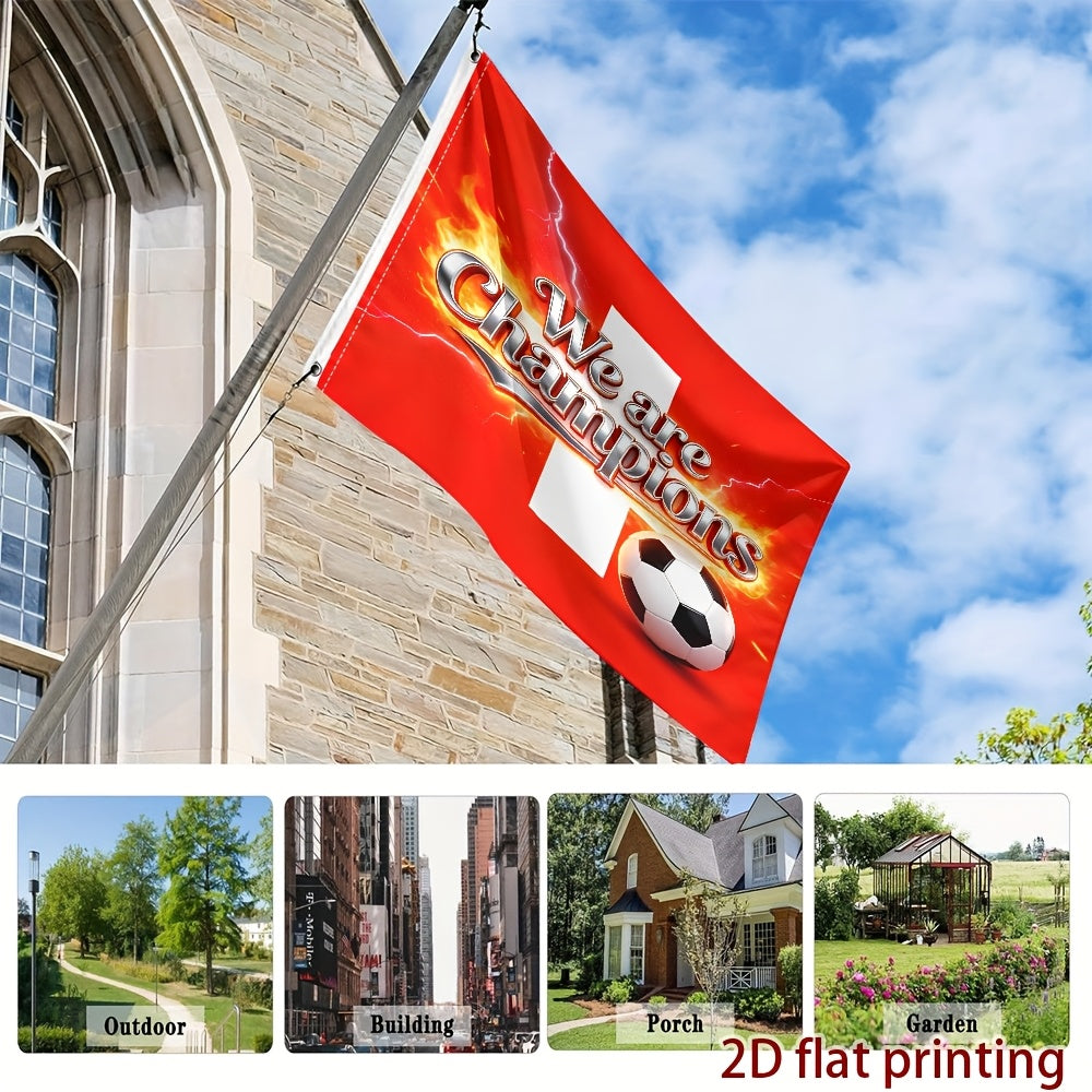 Swiss Flag Polyester Decorative Banner for Sports Events