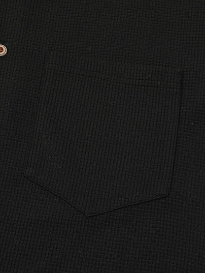 Men's Casual Hooded Jacket - Soft, Breathable Polyester with Button-Up Design & Pockets | Perfect for Spring, Fall & Outdoor Activities, Long Sleeve, Fashion, Daily, Leisure Style, Conventional Version