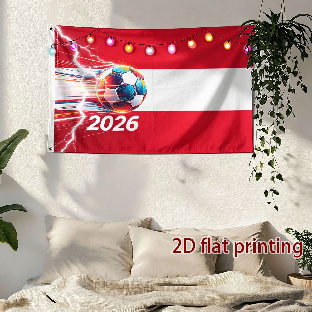 Austria 2026 Football Flag – Polyester Fan Decoration