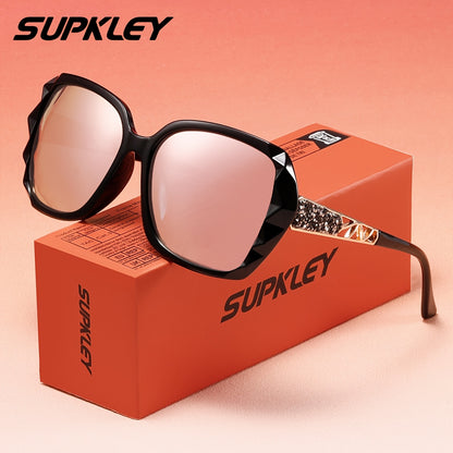 Elegant Women’s Butterfly Polarized Sunglasses UV400 PC Frame