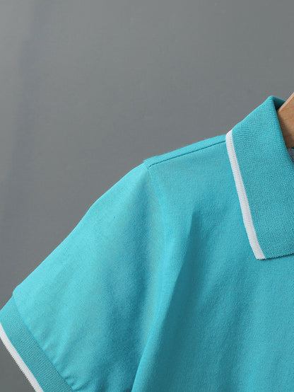 Kids' Cotton Polo Shirt Summer Casual Short Sleeve Top