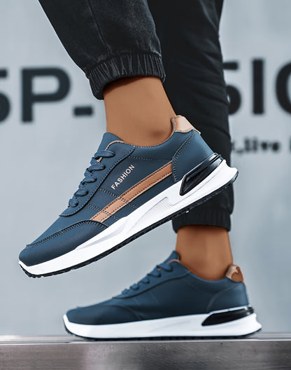 Men's Breathable Walking Shoes, Camping Shoes, Training Shoes, Casual Shoes, Large Size Classic Low-Top Skate Shoes, Daily Commute Lace-Up Student Casual Sneakers for All Seasons - ayq