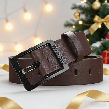 2pcs Men's Wallet + Belt Set for Daily Wear, Father's Day Gifts for Men. Stylish, Business, Trendy, and Versatile Men's Wallets, Perfect for Holiday Gifting: Christmas, Valentine's Day, Birthday Presents (Excludes Picture Box