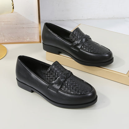 Boys' English Style Plaid Loafers Soft Sole Casual Shoes