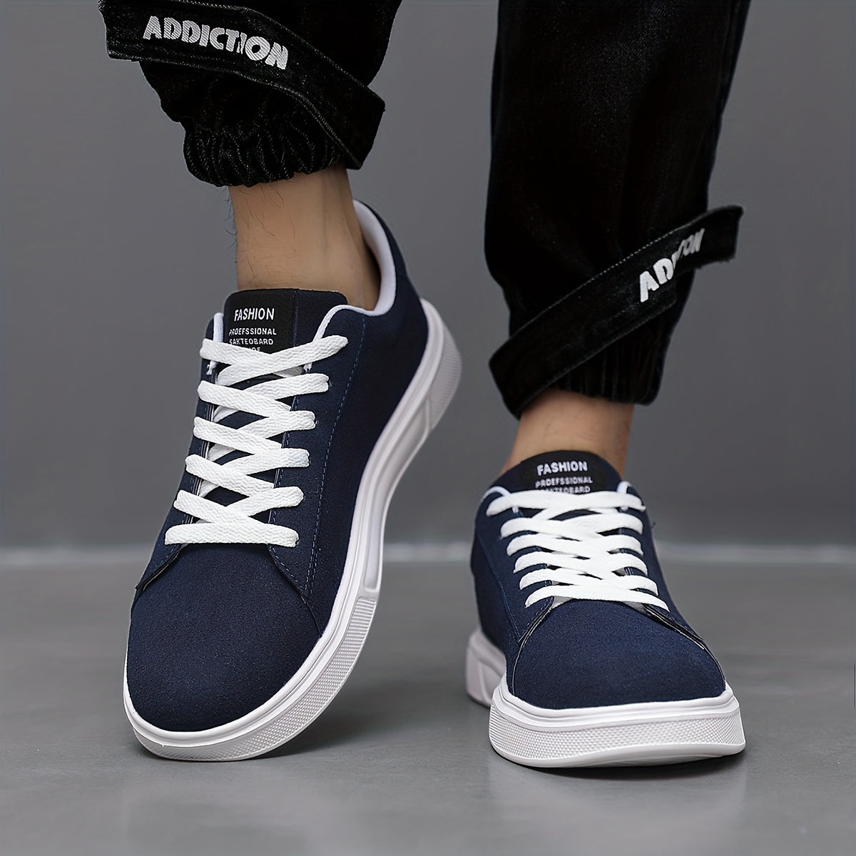 Men's Lightweight Lace-Up Casual Sneakers for Running & Outdoor