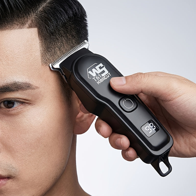 FEIYBA Men'S Cordless Electric Hair Clipper, Compact Rechargeable Beard & Hair Trimmer Set, Professional Barber Quality, Portable Grooming Tool for Home Use, Ideal Gift for Father'S Day or Christmas, USB Charging, Battery, 36