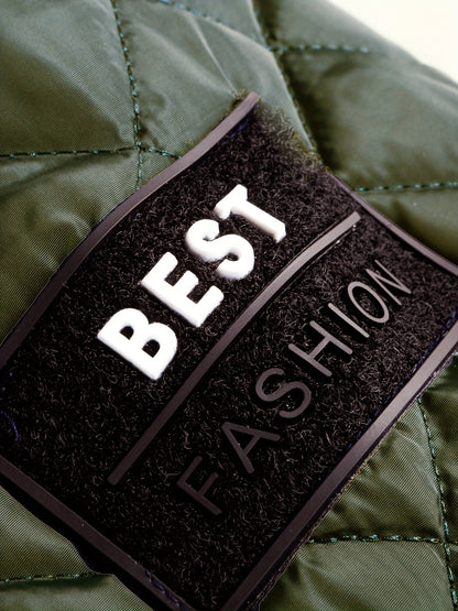 Men's Casual Fall/Winter Polyester Bomber Jacket with Baseball Collar