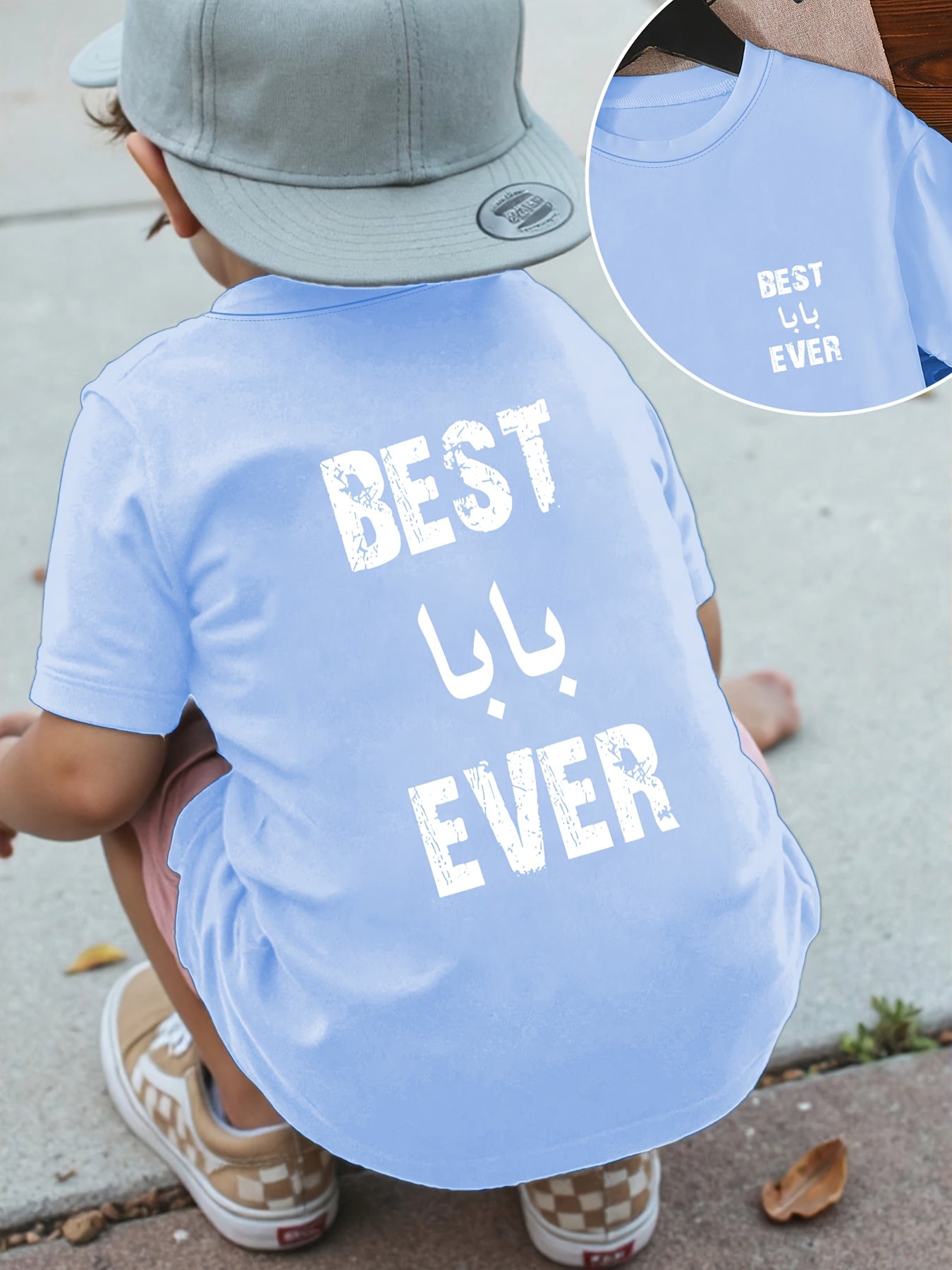 Boys' Casual Cotton Crew Neck Short Sleeve T-Shirt Spring/Summer