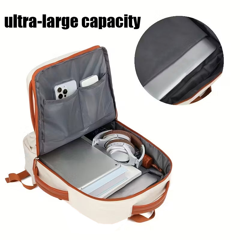 Laptop Backpack - a New Style Suitable for Spring And Summer, Ideal for Gifts, Featuring Multiple Pockets, Perfect for Commuting And Travel, Making It The Best Choice for Presents. [Zipper Direction Is Random]