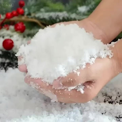 50g Artificial Snowflake Packaging - Perfect for Christmas, Valentine'S Day and New Year Decorations | No Power Required, Classic Style Plastic Snow Powder, Creates Atmosphere for Festivals and Themed Parties, Christmas Decor