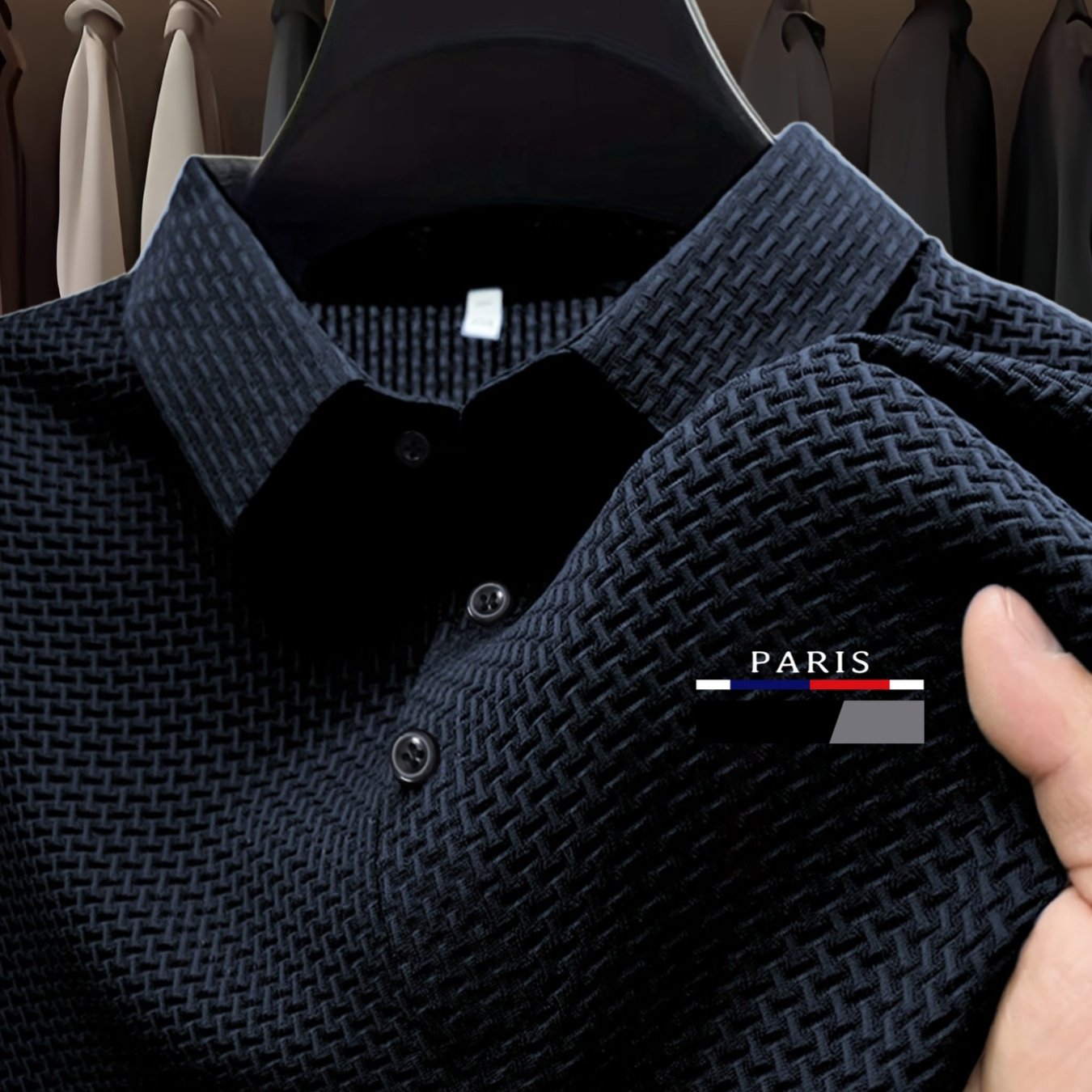 New Arrival of Plus-Size Men'S Polo Shirts, Featuring Short Sleeves And Classic Details Like a Collar And Buttons, Perfect for Casual Everyday Wear - ayq