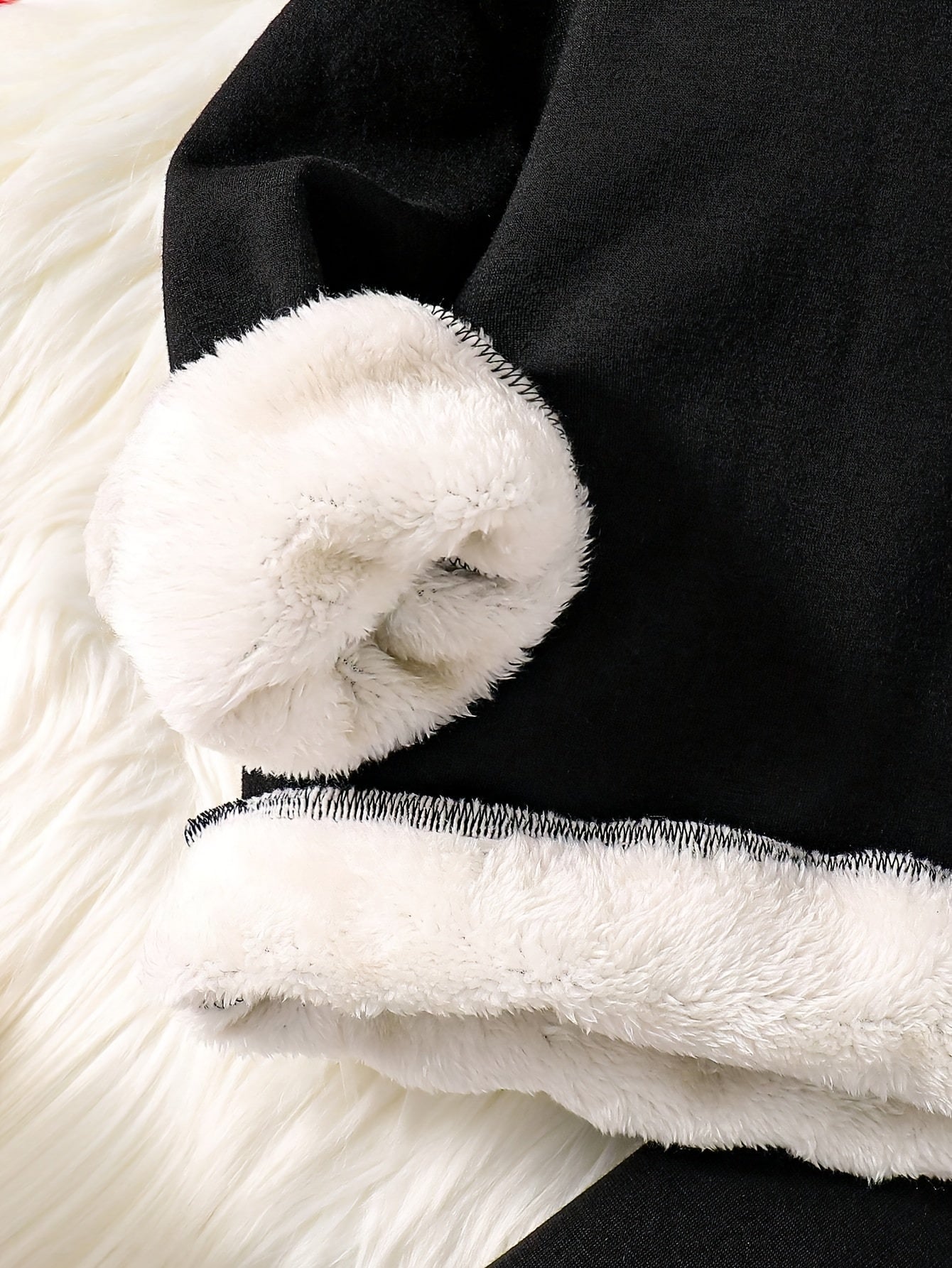 Autumn And Winter Style Fleece Tops, Fashionable Letter Pattern Prints, Warm Hoodies And Sweatpants Two-Piece Set, for Outdoor