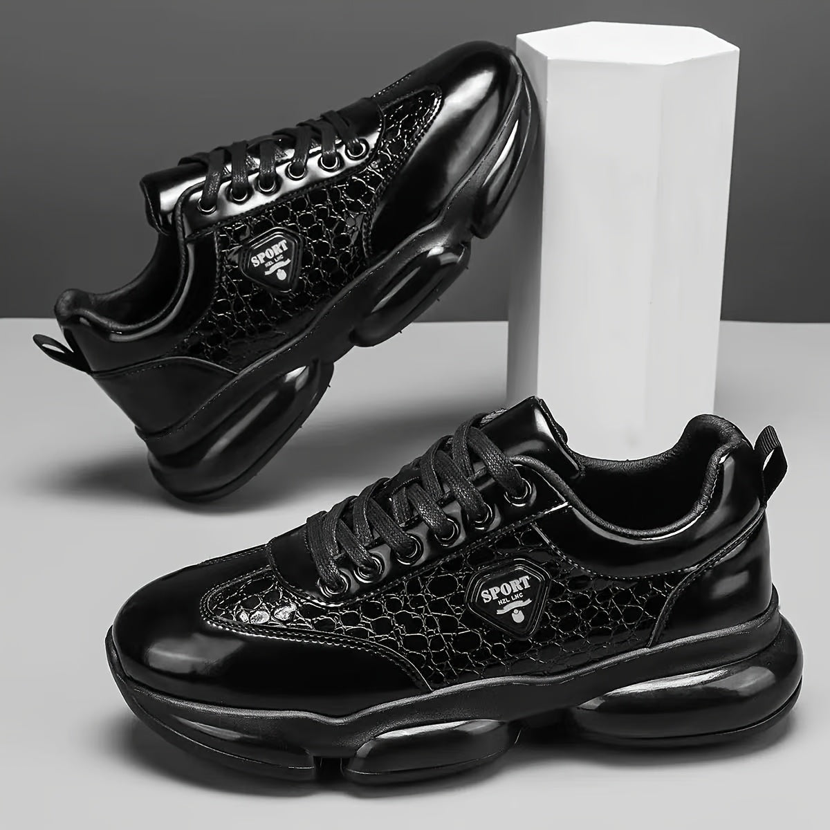 Men's Business Casual Shoes, Fashionable Men's Shoes, Glossy Shoes, Party Event Shoes, Wedding Trendy Shoes - ayq