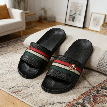 Lightweight Casual Indoor Slippers with Non-Slip Rubber Sole