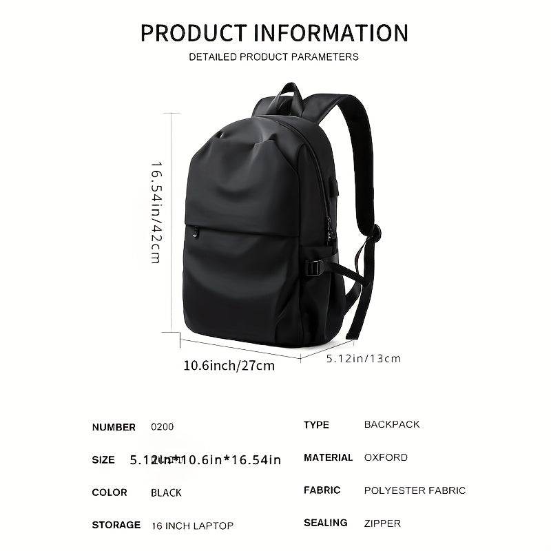 Men's Anti-Theft Business Laptop Backpack for 16.5 Inch Laptop