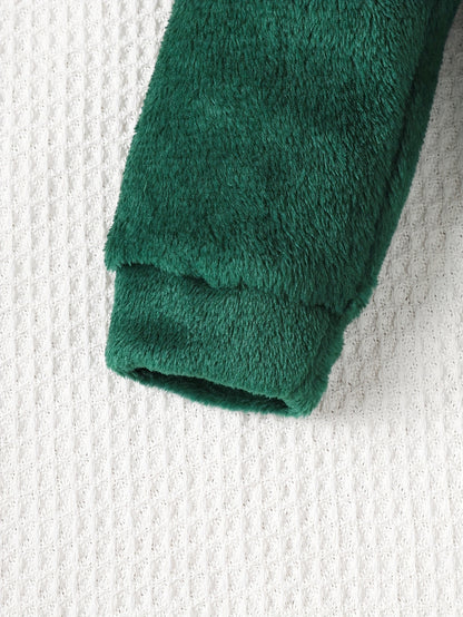 Boys' Cozy Fleece Hoodie & Pants Set - Gray & White Geometric Pattern, Long Sleeve Pullover with Hood, Soft Knit Fabric, Perfect for Fall & Winter, Casual Style, Everyday Comfort, Everyday Comfort Wear | Geometric Pattern Hoo