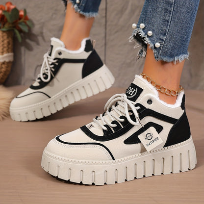 Women'S Winter Snow Boots - Non-Slip TPR Sole, Warm Insulated Cold Weather Shoes with Cushioned Insole - All-Season Outdoor & Everyday Boots for Women - Easy-Clean, Winter Footwear, Durable Traction Footwear, Cold Weather Foo