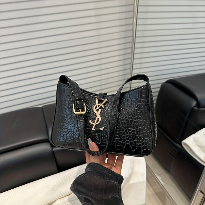 Fashionable and Trendy Single-shoulder Bag, 2025 Summer New Style, Elegant and Minimalist Niche Design Small Square Bag