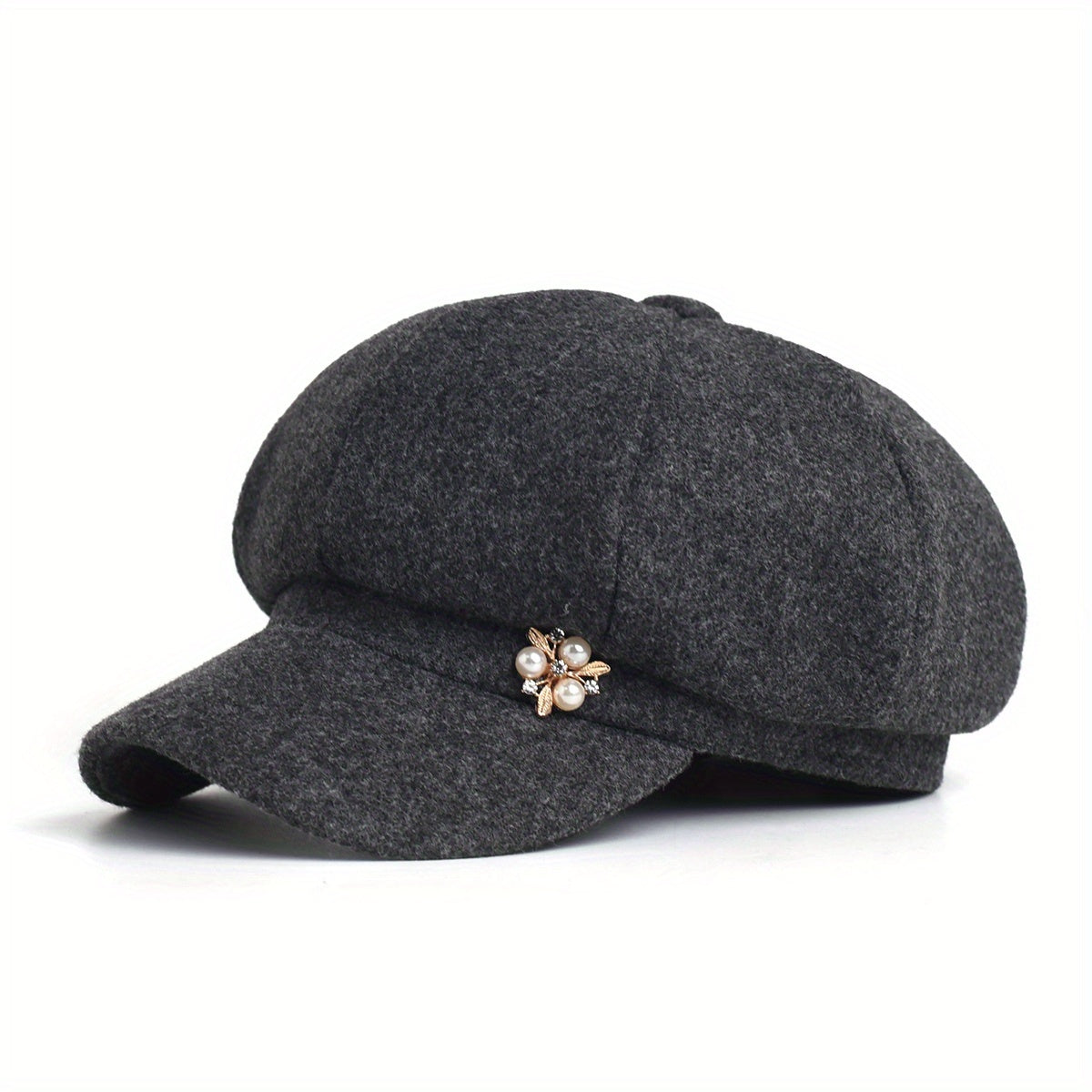 Women's Classic Warm Newsboy Beret Hat Lightweight Polyester