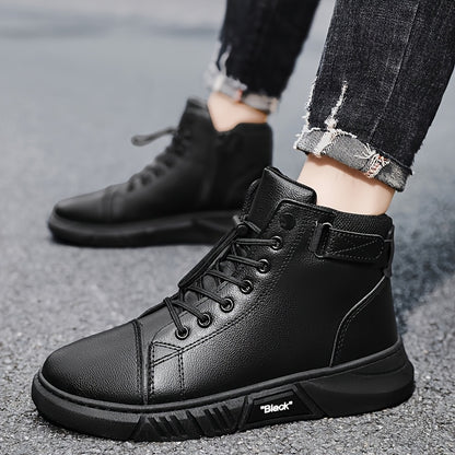 Men's Casual Ankle Boots - Stylish Outdoor Hiking Shoes