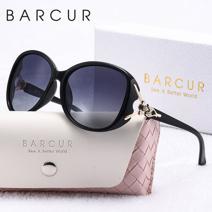 BARCUR Butterfly UV400 Fashion Sunglasses with Polycarbonate Frame