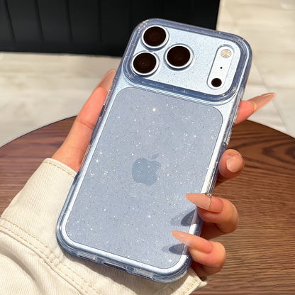 Luxury Clear Glitter Silicone Phone Case with Full Lens Protection for
