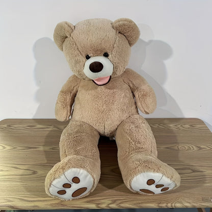 95Cm/37.4In Cartoon Plush Doll Large Bear Stuffed Toy Home Essentials Soft Plush Animals Big Bear Home Decor Party Adorable for Children Ideal Gift for Birthdays And Holidays