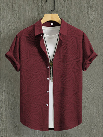 Men's Casual Shirt and Pants Set, Lightweight Summer Essentials