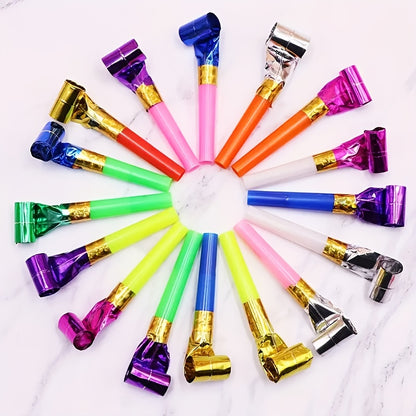 50pcs Colorful Party Blowers Noisemakers for Birthday & New Year