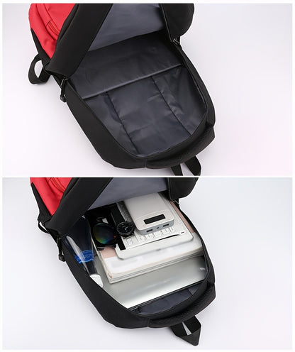 Durable Oxford Fabric Backpack - Spacious, Breathable, Adjustable Strap, Laptop Compartment, Ideal for Hiking, Camping, Travel, School  Work - High 46cm, Long 32cm, Thick 19cm, School Backpack   Adjustable Strap Backpack   D