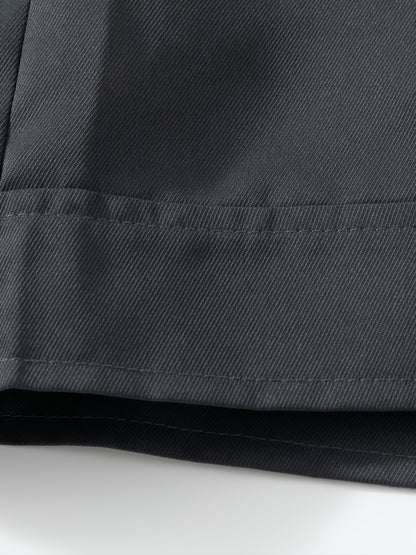 Men'S Lightweight Business Jacket - Zip-Up Formal Coat with Notch Lapel, Olive Green - Office, Wedding, Travel - Durable Polyester Jacket for Professional & Casual Attire - Spring/Fall Outerwear, Office Wear, Sleek Design, Hi