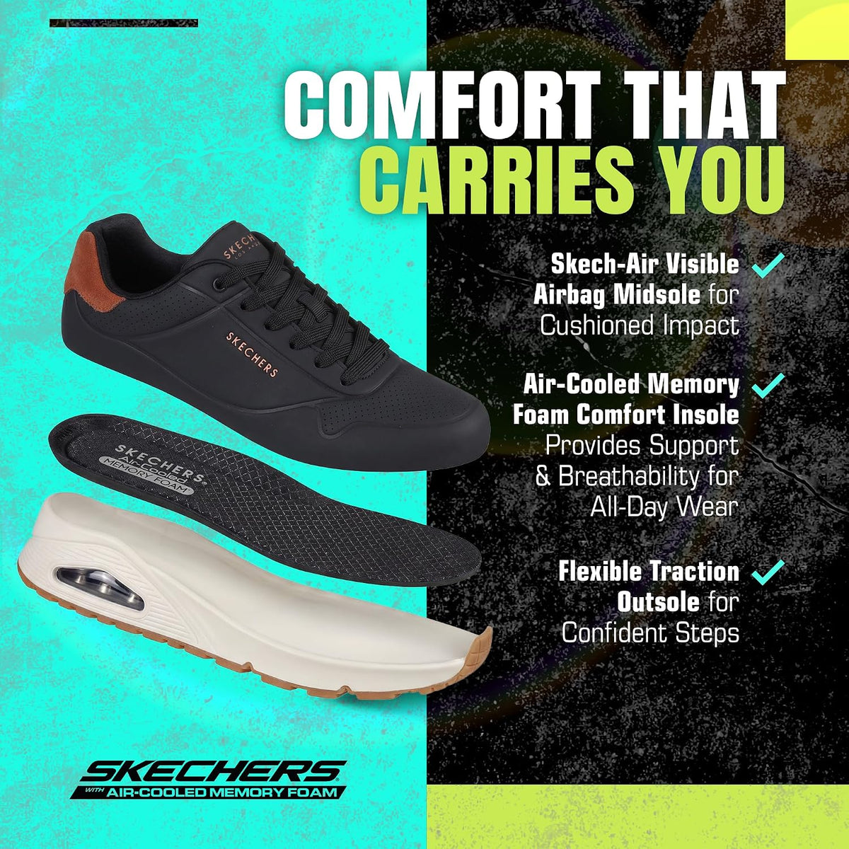 Skechers Men's Uno Suited On Air Casual Sneakers