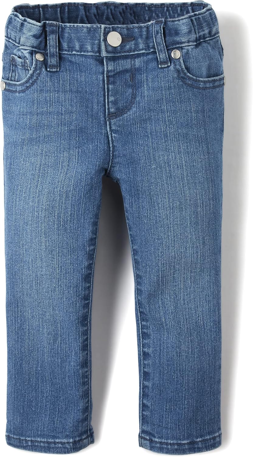 Girls Super Skinny Jeans in Victory Blue Wash, Size 4