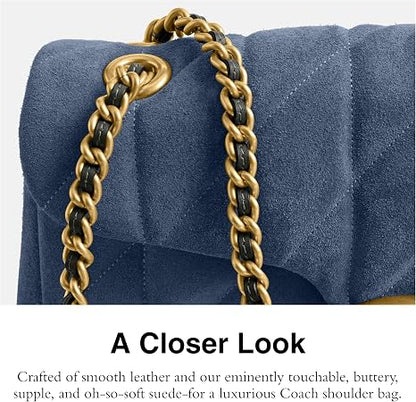 Coach Women's Quilted Tabby Leather Shoulder Bag