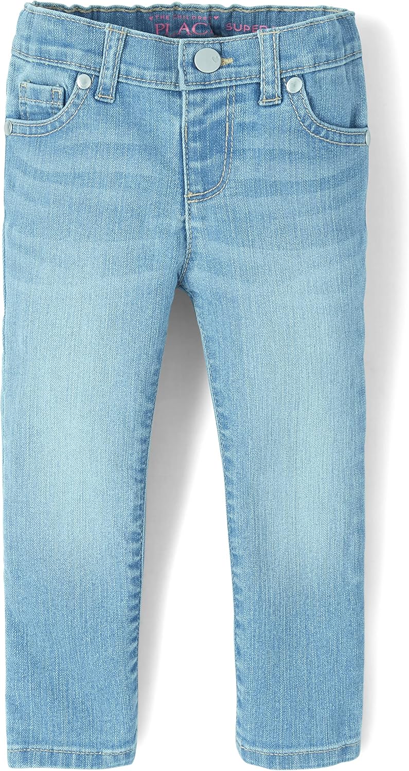 Girls Super Skinny Jeans in Victory Blue Wash, Size 4