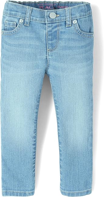 Girls Super Skinny Jeans in Victory Blue Wash, Size 4