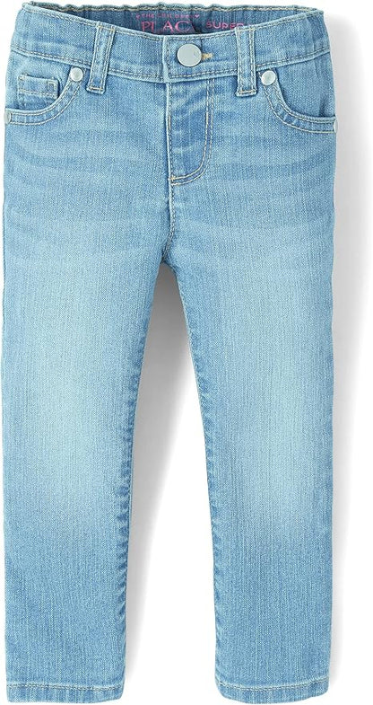 Girls Super Skinny Jeans in Victory Blue Wash, Size 4