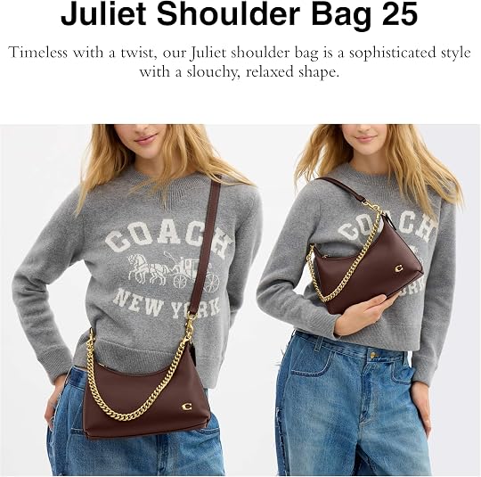 Coach Juliet Women's Leather Shoulder Bag 25